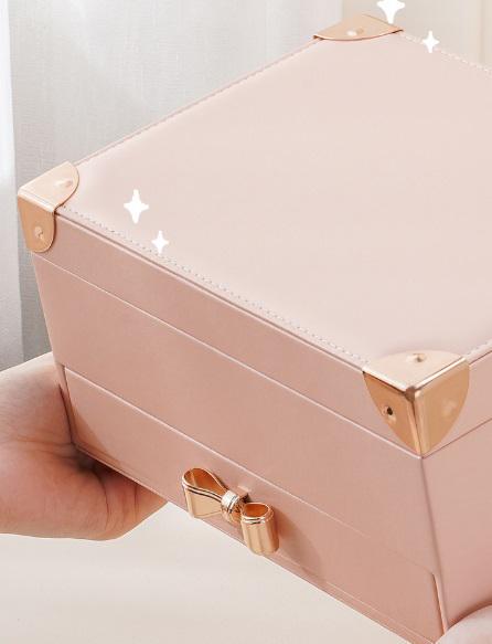 Органайзер для біжутерії та прикрас 15035 12х17х23 см рожевий (5003200) - фото 3 Органайзер для біжутерії та прикрас 15035 12х17х23 см рожевий (5003200) - фото 3