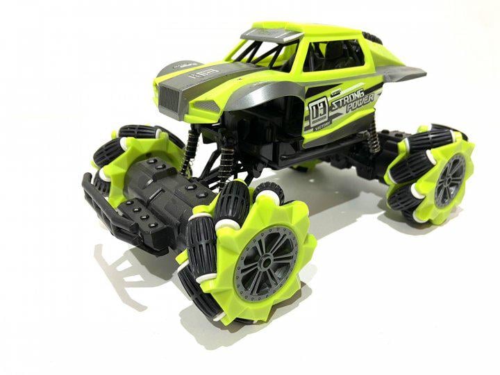 Машинка на радіоуправлінні Limo Toy 628A-38A з роликами/танцює/4х4 Салатовий (40649903)