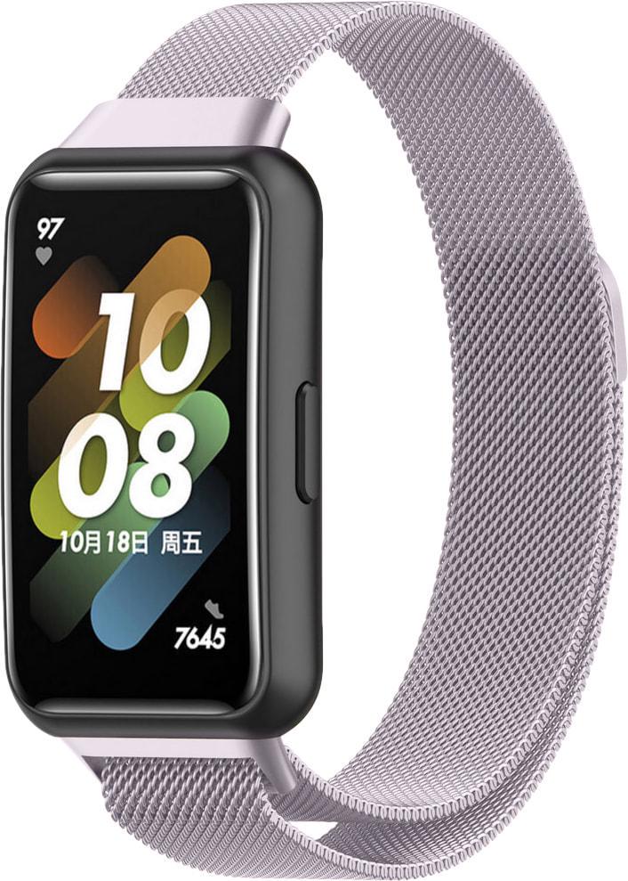 Ремешок миланский Milano Mesh для Huawei Band 7 Pink (31703-31)