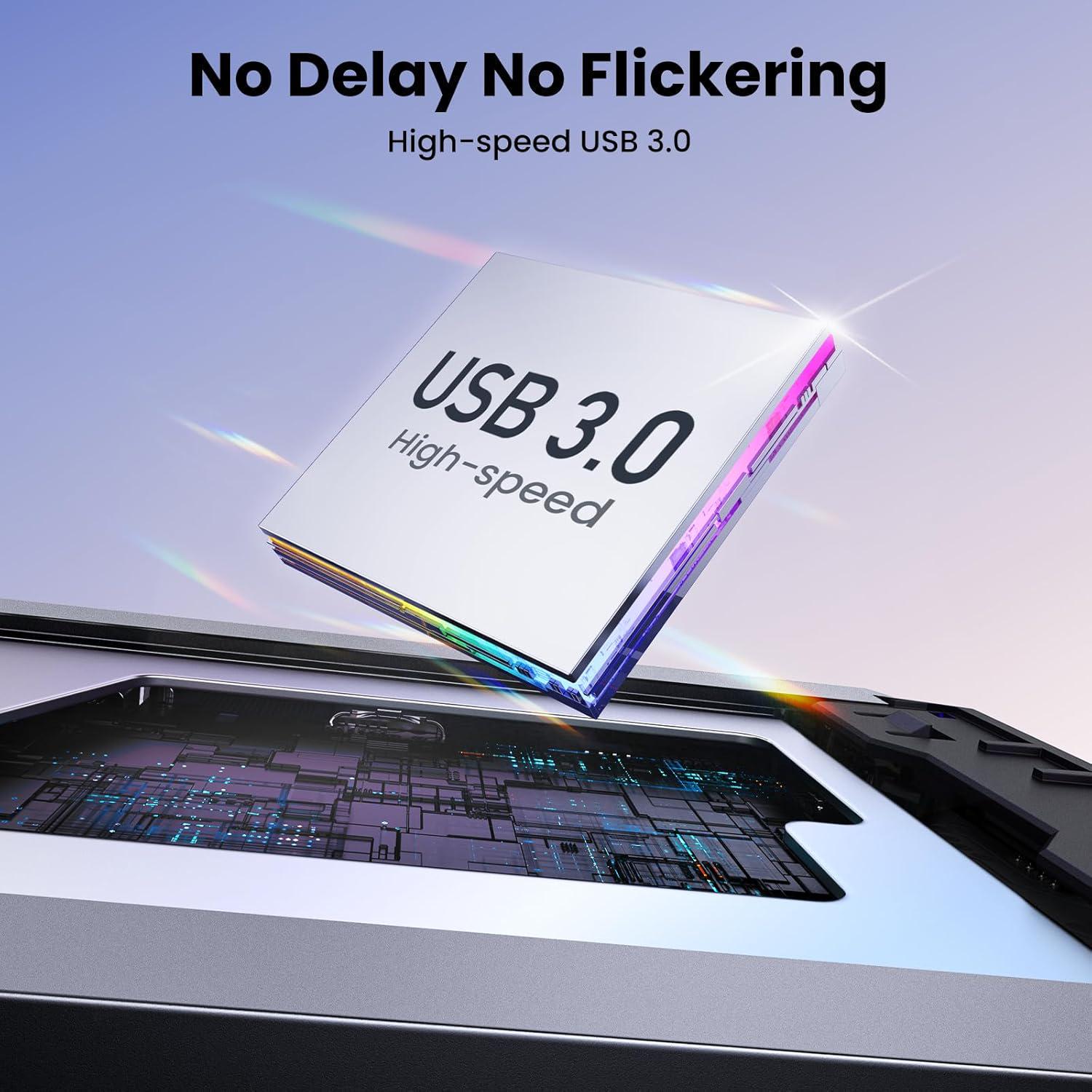 Карта відеозахоплення USB Ugreen 4K 60Hz 1080p Сірий (25173) - фото 6 Карта відеозахоплення USB Ugreen 4K 60Hz 1080p Сірий (25173) - фото 6