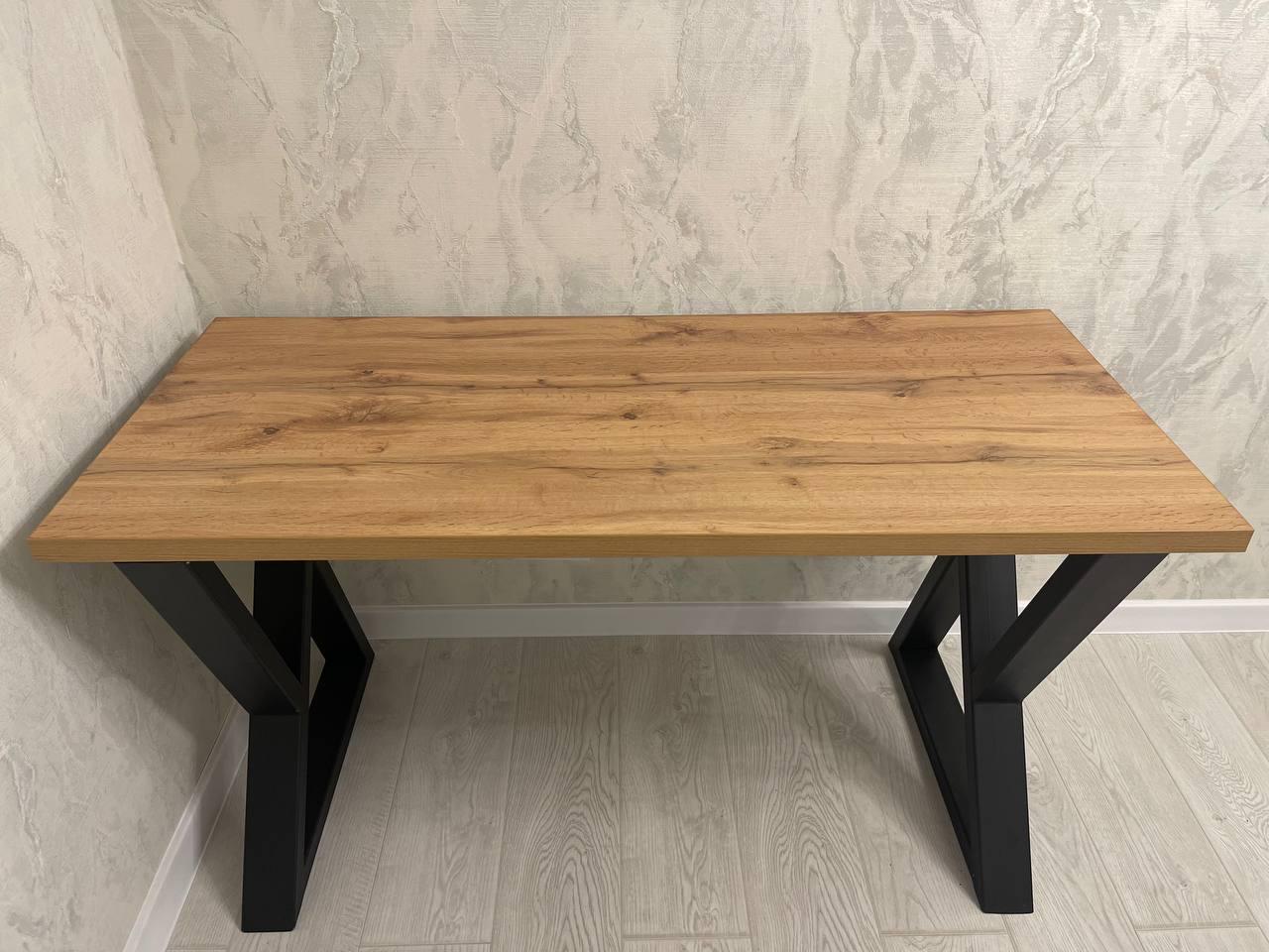 Стол письменный в стиле лофт Серия 1 1200х600х16 мм Дуб тахо (11000109) - фото 3 Стол письменный в стиле лофт Серия 1 1200х600х16 мм Дуб тахо (11000109) - фото 3