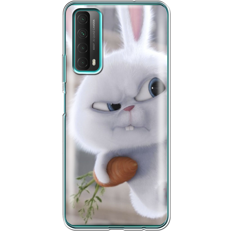 Чохол Boxface Huawei P Smart 2021 Rabbit Snowball Прозорий силікон (41133-up1116-41133)