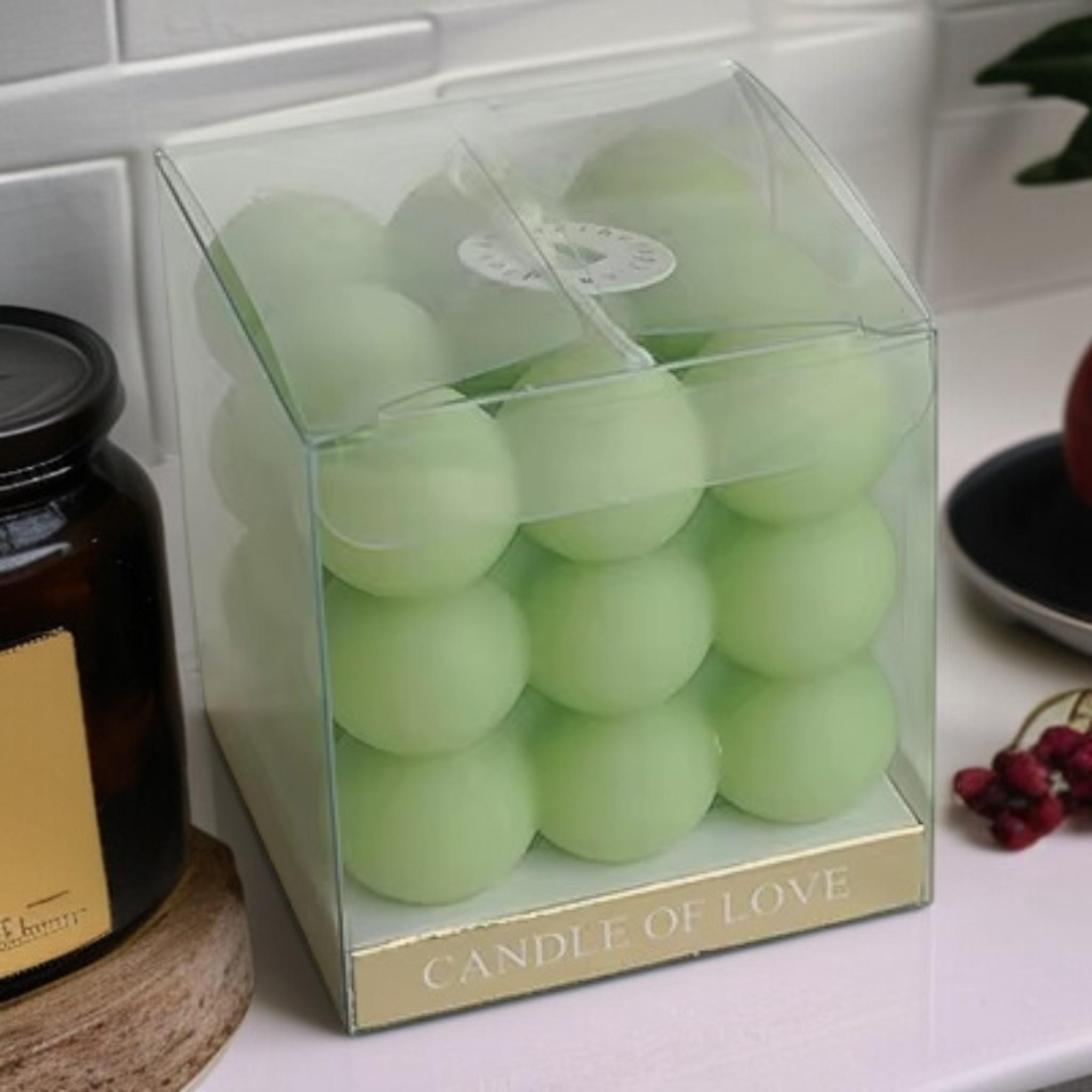 Свічка бульбашково-кубічна Du Song Зелена трава (00020) - фото 2 Свічка бульбашково-кубічна Du Song Зелена трава (00020) - фото 2