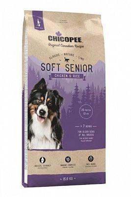 Корм сухой Chicopee CNL Senior Soft Chicken & Rice 15 кг