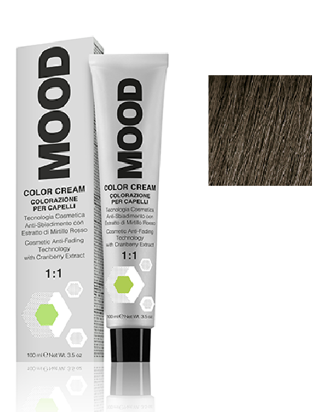 Крем-краска для волос Мood Сolor с аммиаком 100 мл 6/1 Темно-пепельный блондин