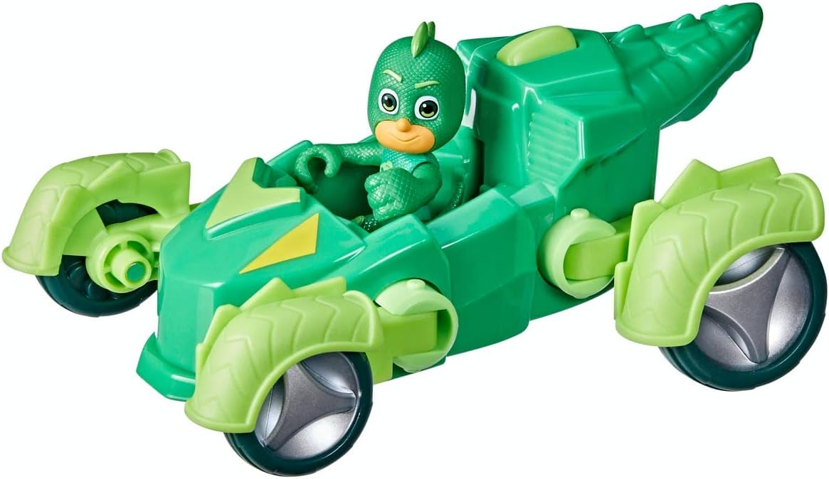 Іграшка PJ Masks Герої в масках Gekko Deluxe Vehicle Preschool Toy Gekko-Mobile Car with 2 Wheel Modes and Gekko Action (2790917385) - фото 3 Іграшка PJ Masks Герої в масках Gekko Deluxe Vehicle Preschool Toy Gekko-Mobile Car with 2 Wheel Modes and Gekko Action (2790917385) - фото 3