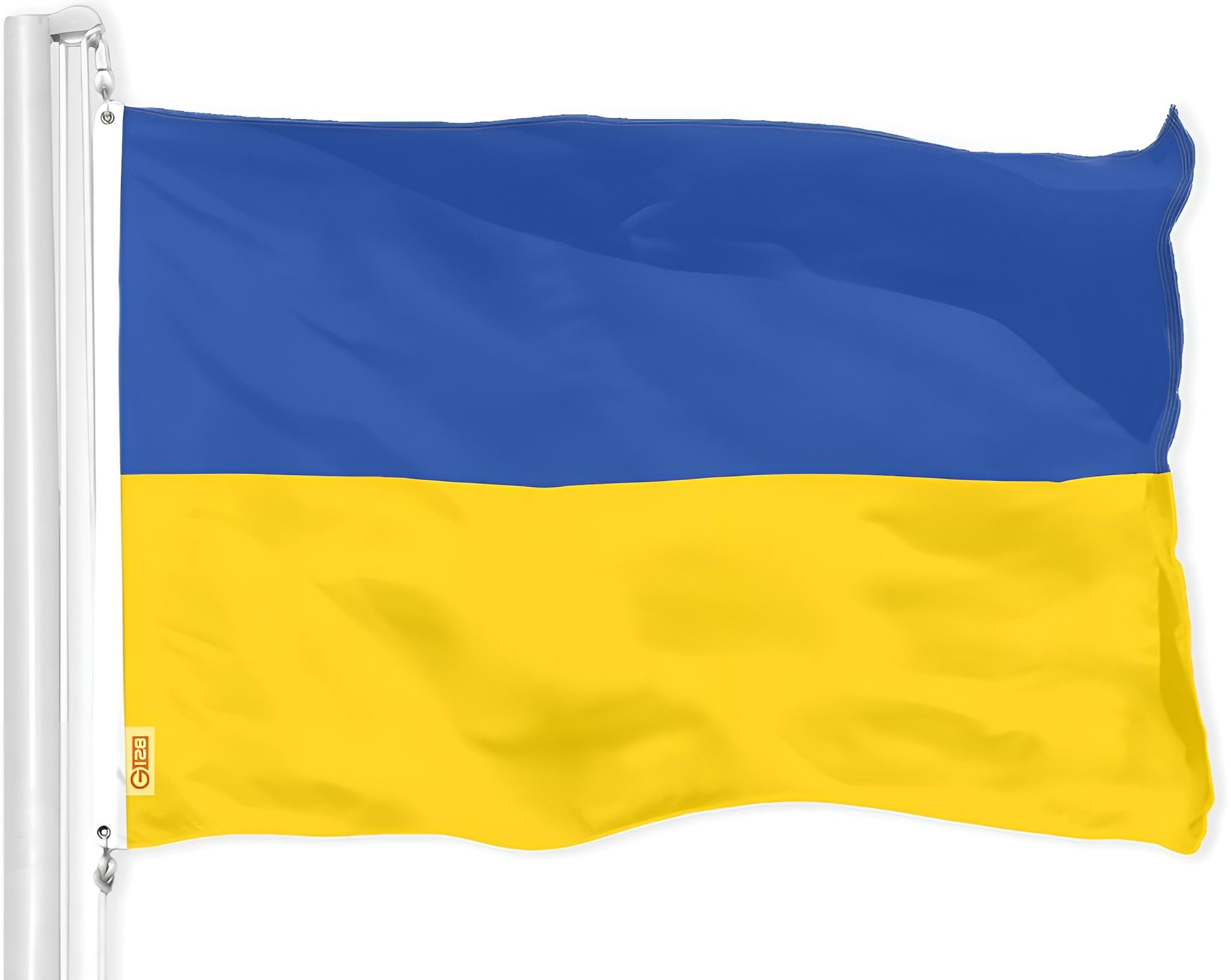 Прапор України Kayfovo K140-90 з кільцями для флагштока нейлон 140x90 см (28604) Прапор України Kayfovo K140-90 з кільцями для флагштока нейлон 140x90 см (28604)