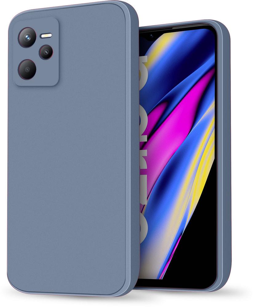Силиконовый чехол HardCorner для Realme Narzo 50A Prime Gray Blue (30671-6D)
