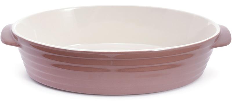 Форма Augsburg овальная для выпечки 37х22,5х8,5 см керамическая Какао (BD-319-321)