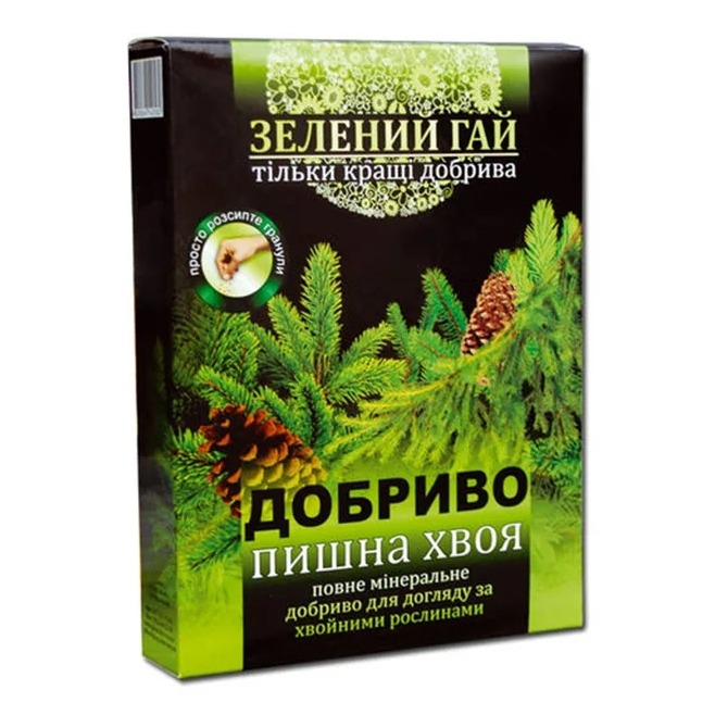 Удобрение для хвои Flora Зелений гай 500 гр (1818) Удобрение для хвои Flora Зелений гай 500 гр (1818)