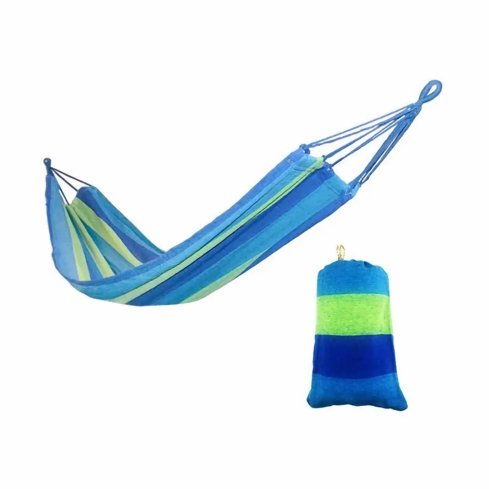 Гамак туристический хлопковый без планки 200х80 см