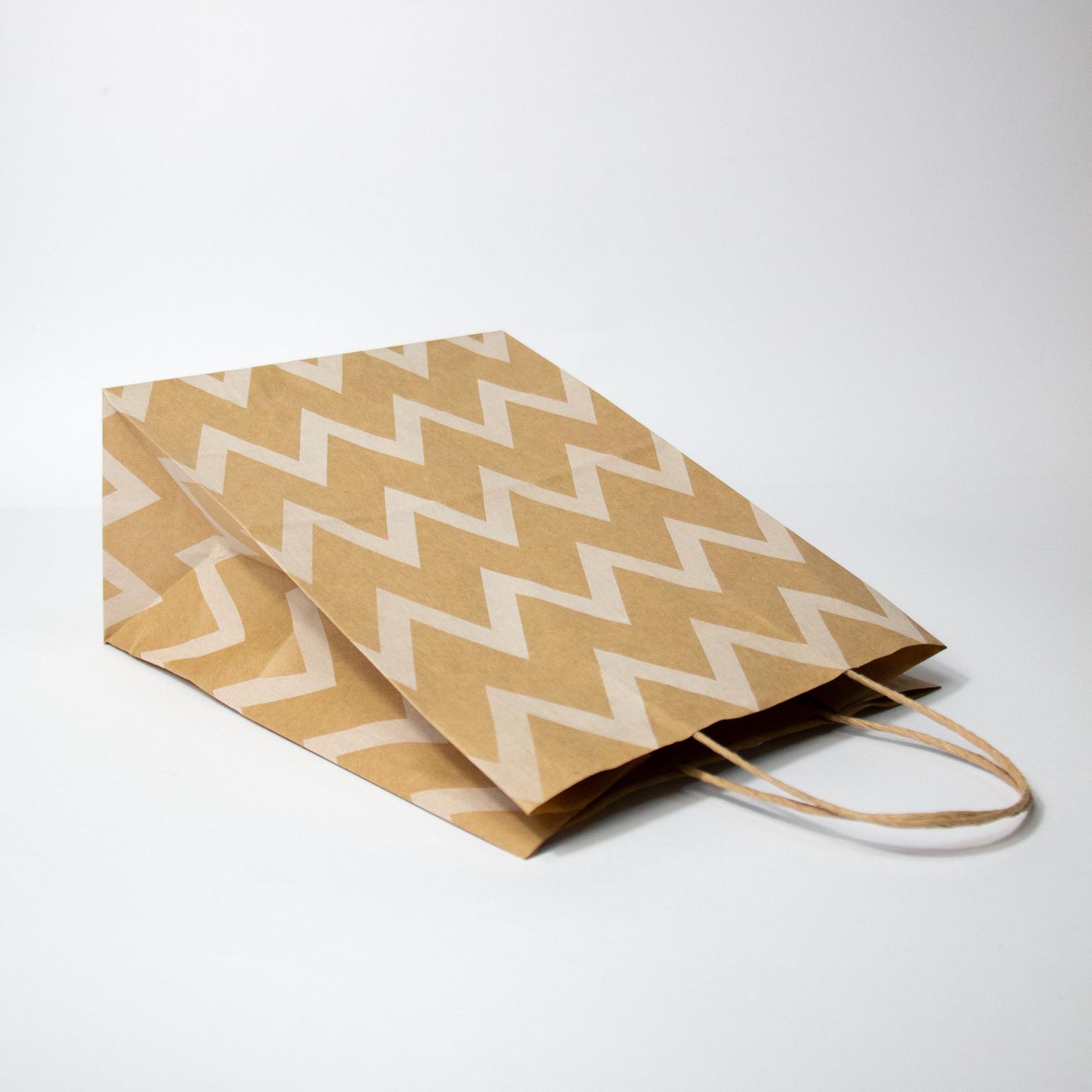 Пакет подарунковий паперовий із ручками 210х120х290 мм 25 шт.