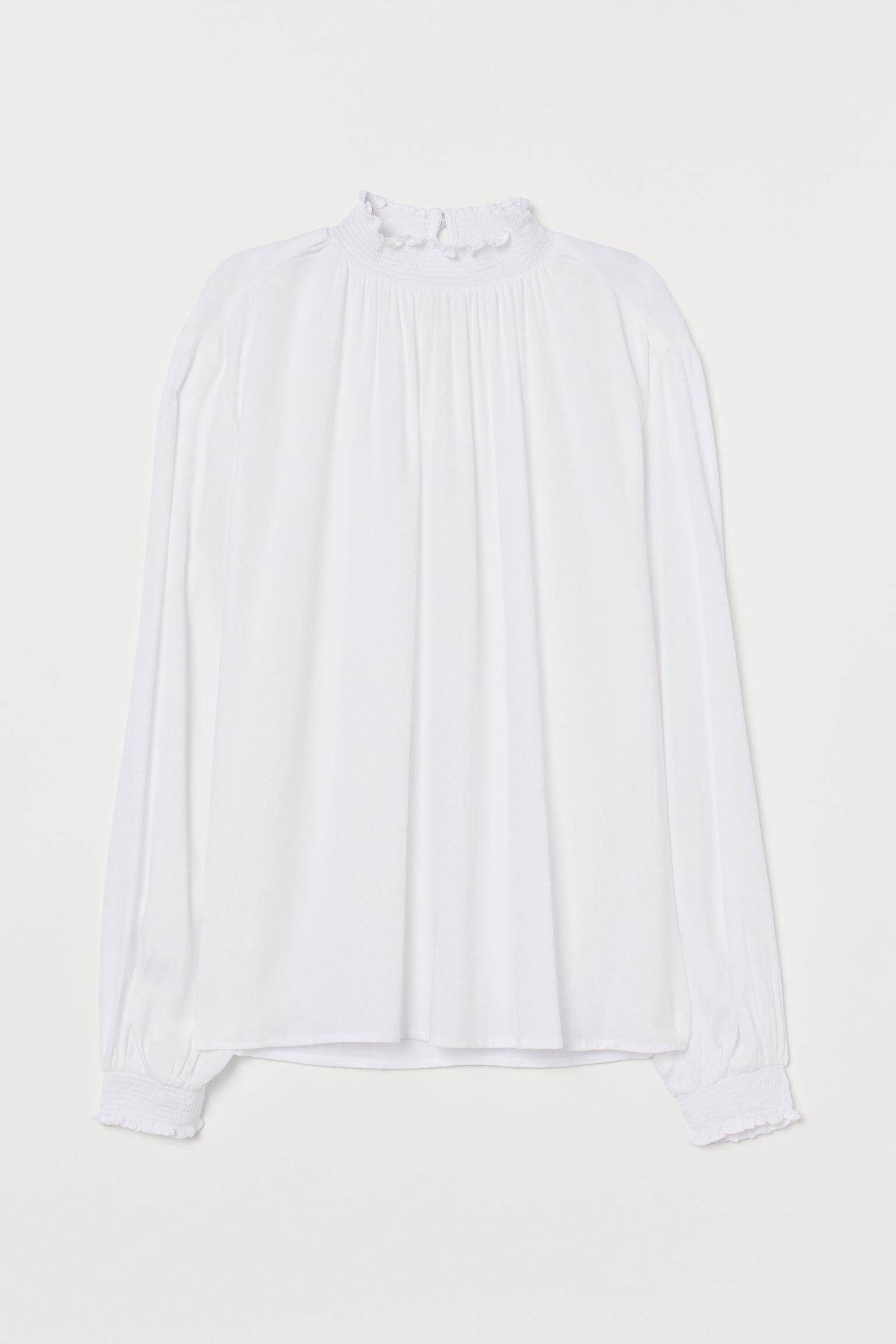 Блуза H&M р. 38 Белый (9077885800)