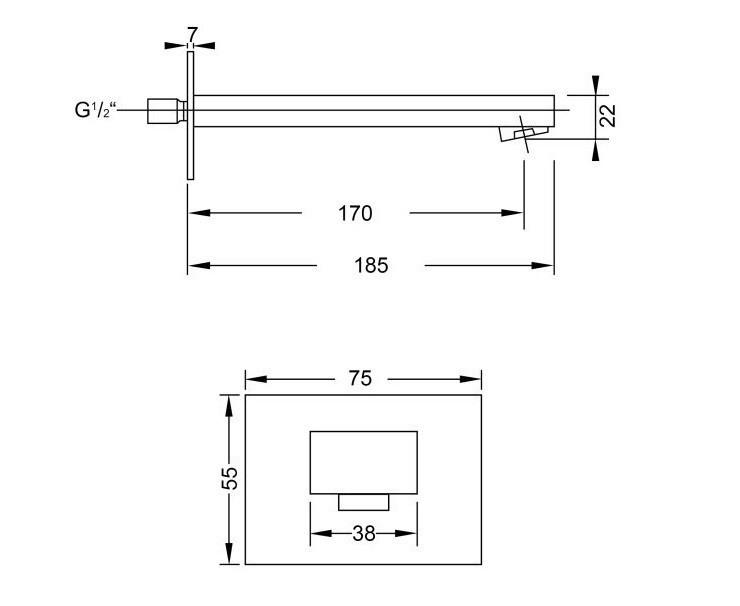 Излив для раковины Steinberg (160 2300) , Германия, хром - фото 2