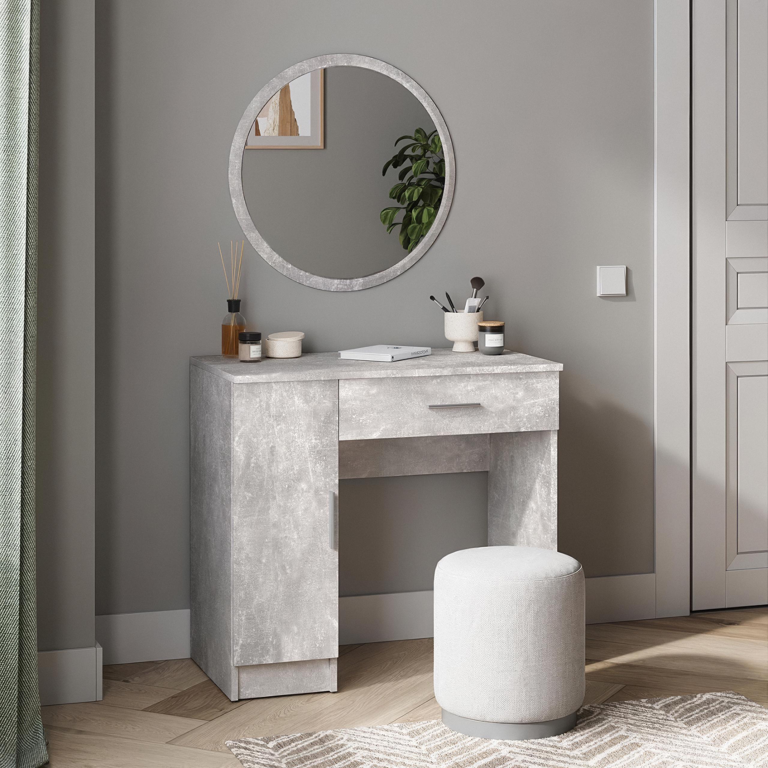 Туалетний стіл F-61 802х443х740 мм Бетон - фото 1