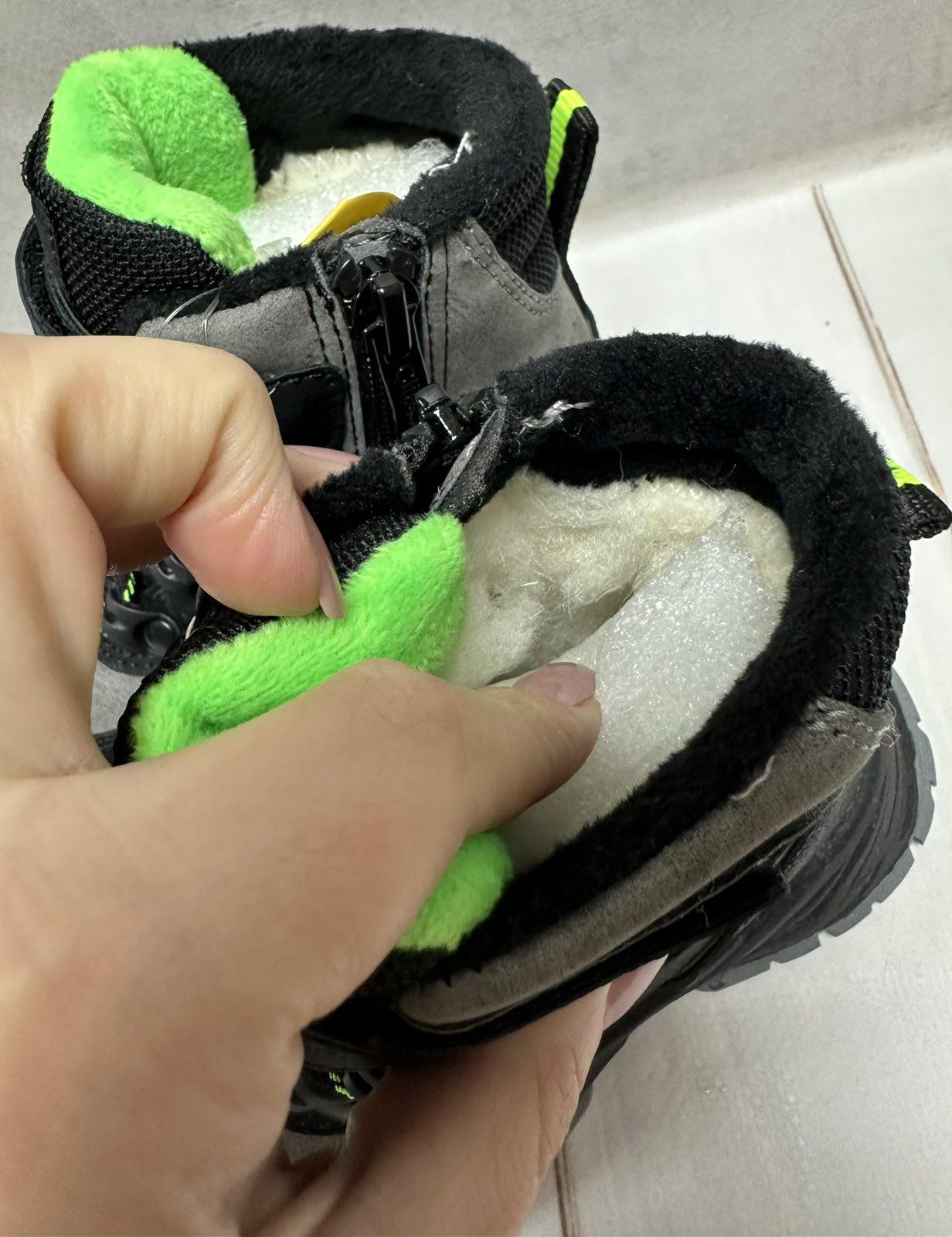 Черевики дитячі зимові на овчині Clibee р.29 19 см Сірий - фото 3 Черевики дитячі зимові на овчині Clibee р.29 19 см Сірий - фото 3