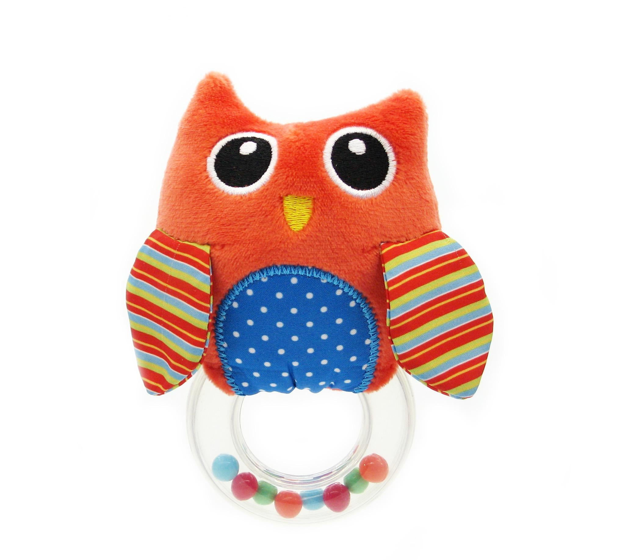 Погремушка мягкая с пищалкой 15 см (C55894 O)