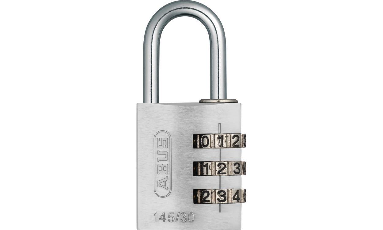 Замок навесной Abus 145/30 Combination Lock Silver - фото 1