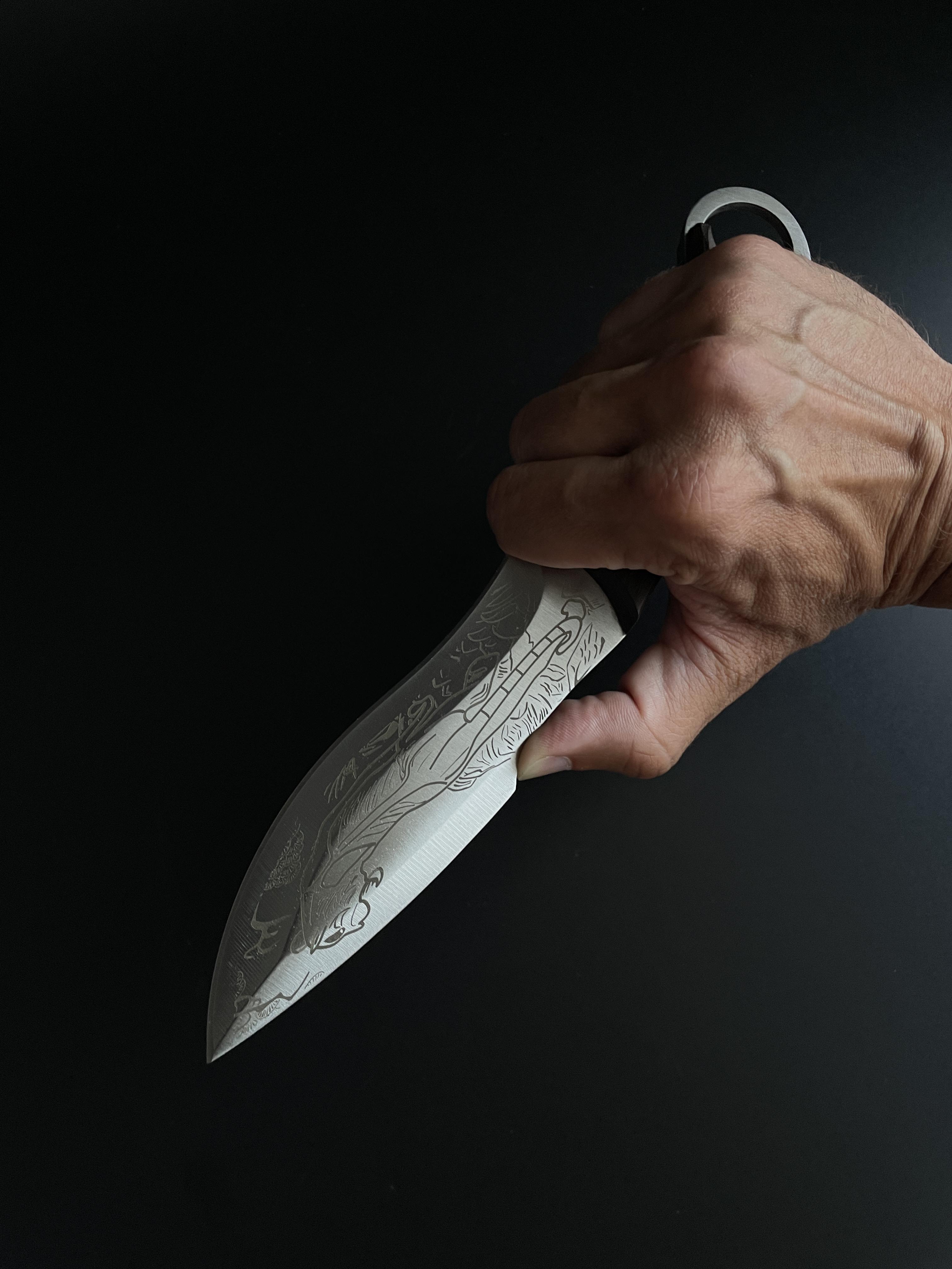 Нож туристический 1-2460 нержавеющая сталь (KN1064) - фото 11 Нож туристический 1-2460 нержавеющая сталь (KN1064) - фото 11