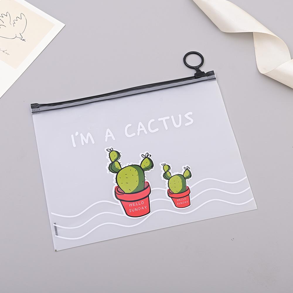 Папка-пенал с бегунком I'm a cactus two А5 Разноцветный/Прозрачный - фото 4 Папка-пенал с бегунком I'm a cactus two А5 Разноцветный/Прозрачный - фото 4