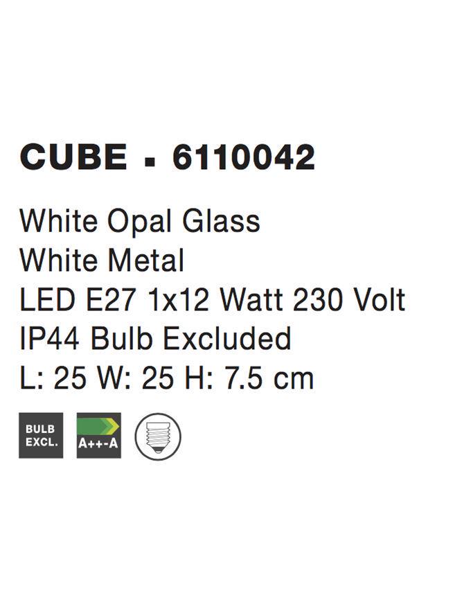Светильник Nova Luce Cube (6110042) - фото 3