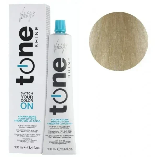 Гель-краска для волос тонирующая безаммиачная Tone Shine Vitality's 11/9 Коричневый пастельный блондин 100 мл