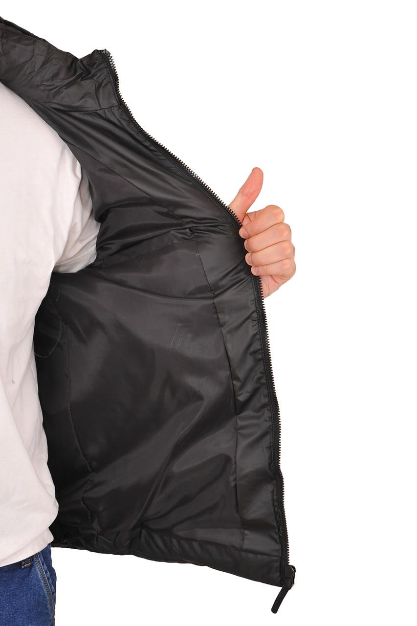 Куртка демісезонна чоловіча Fudiao 23-5832B Чорний (23-5832_43_64) - фото 5 Куртка демісезонна чоловіча Fudiao 23-5832B Чорний (23-5832_43_64) - фото 5