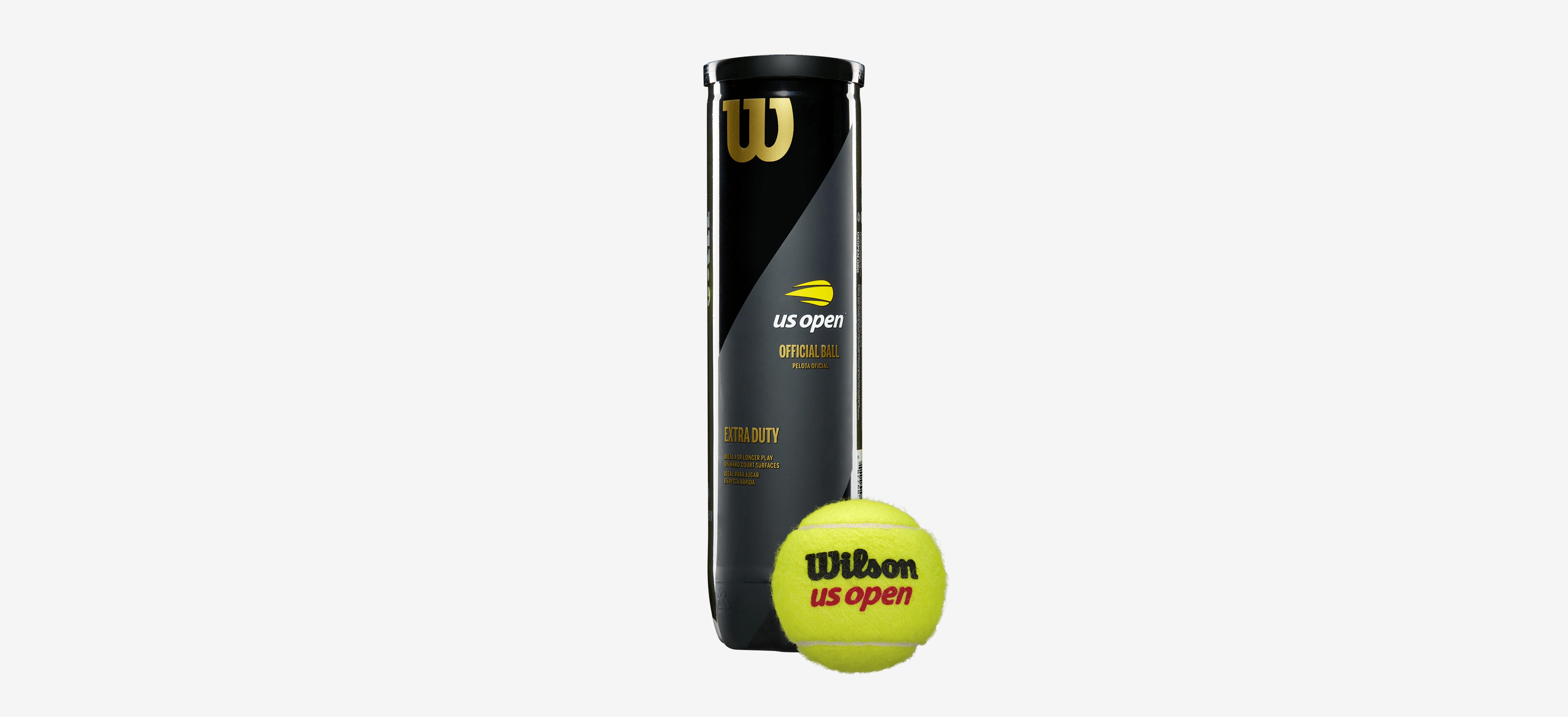 М'ячі для тенісу Wilson US Open 4 шт. - фото 1