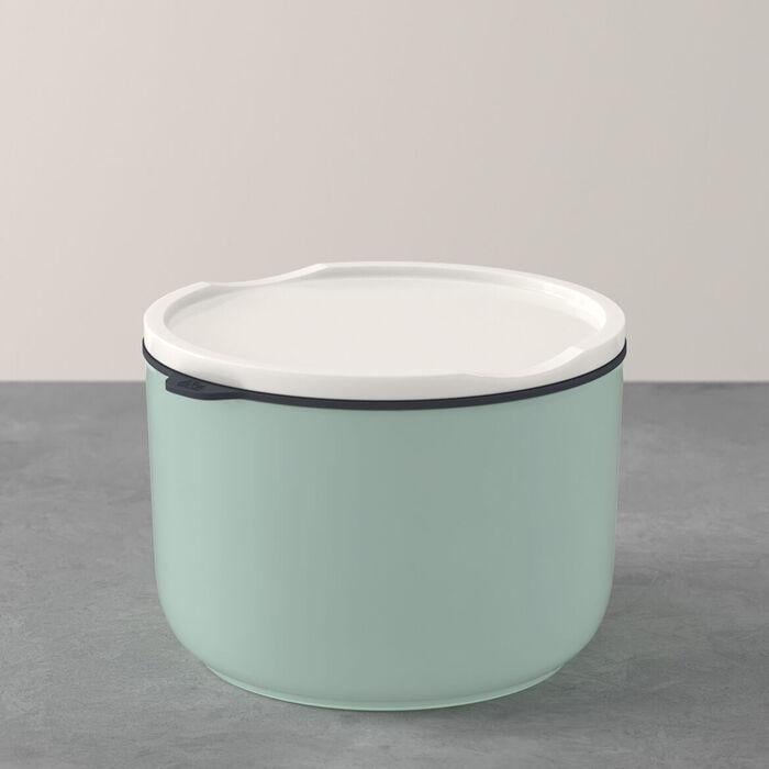 Ланч-бокс круглый Villeroy & Boch ToGo&ToStay 13x9,5 см Белый/Мятный (2607273)