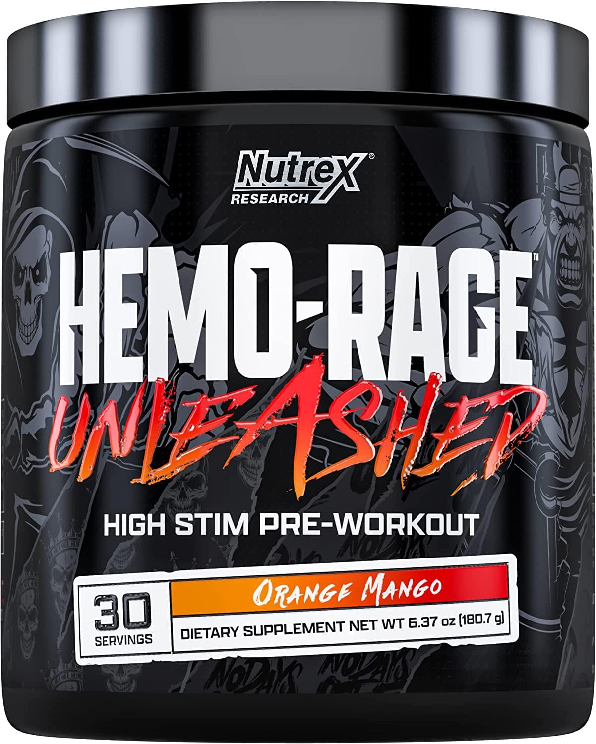 Комплекс предтренировочный Nutrex Hemo Rage Black Ultra Concentrate Orange-Mango 220 г (00000035905)