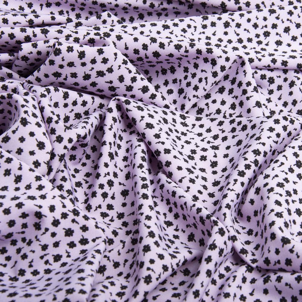 Тканина плательна Super Soft дрібноцвіт Бузок (23945)