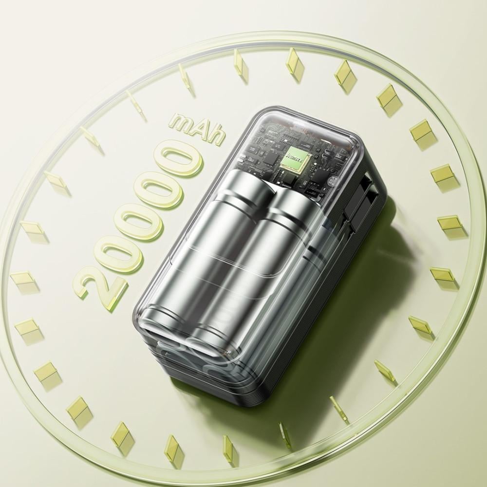 Повербанк Remax RPP-59 Dinba Series 20000 mAh PD65W/QC60W Type-C/Lightning - фото 3 Повербанк Remax RPP-59 Dinba Series 20000 mAh PD65W/QC60W Type-C/Lightning - фото 3