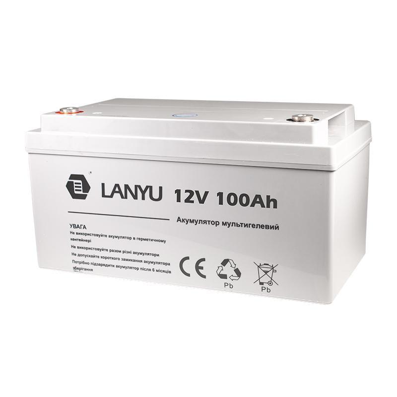 Акумулятор Lanyu 12-100 AH мультигелевий (TU-22828) - фото 2