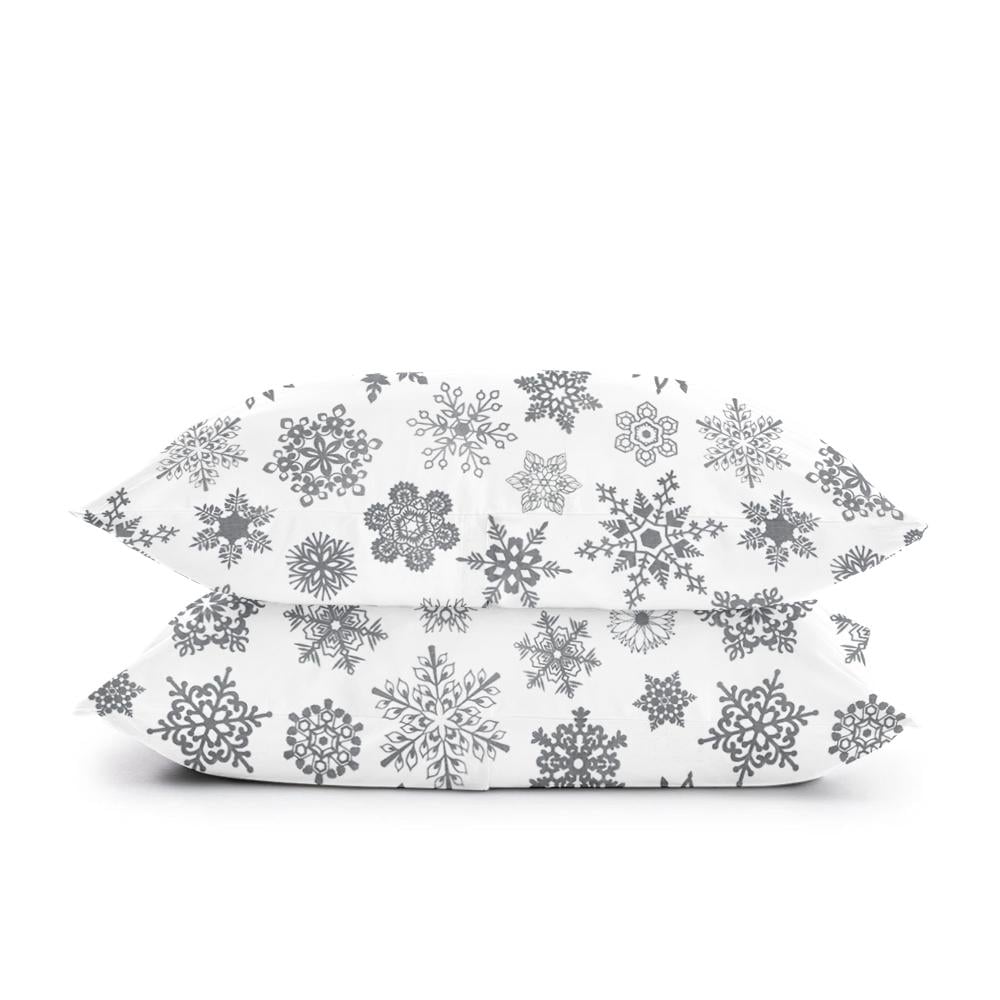 Набор наволочек Cosas Snowflakes Gray 50х70 см 2 шт. (4822052074695)