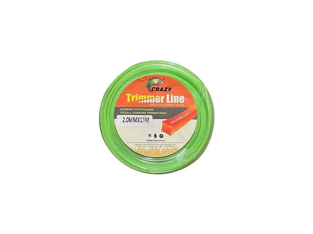 Леска для стрижки травы TRIMMER LINE L 15 м d 2,0 мм (1035398)