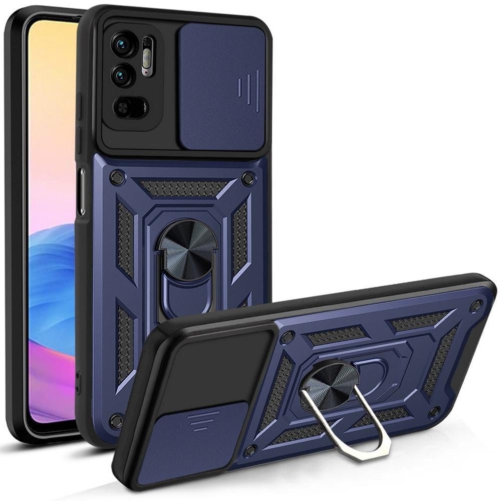 Чехол с защитой камеры 3DGuard Xiaomi Poco M3 Pro 5G Blue (33875-28)