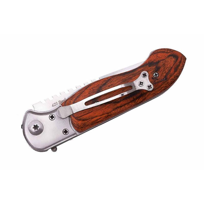 Нож выкидной Grand Way 18006 W (1108) - фото 2 Нож выкидной Grand Way 18006 W (1108) - фото 2