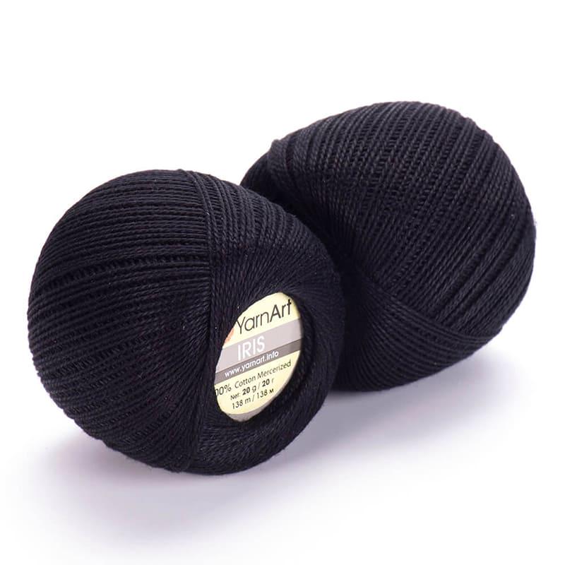 Пряжа YarnArt Iris 935 Чорний