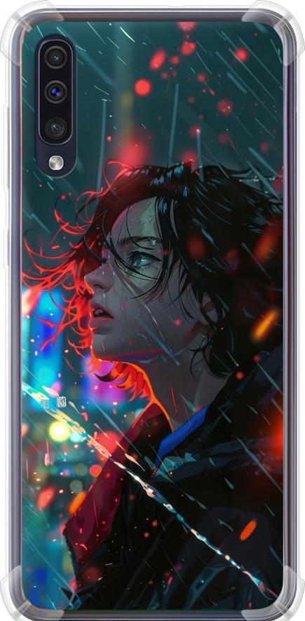 Чехол на Samsung Galaxy A30s A307F Ночные огни (6096sp-1804-42517)