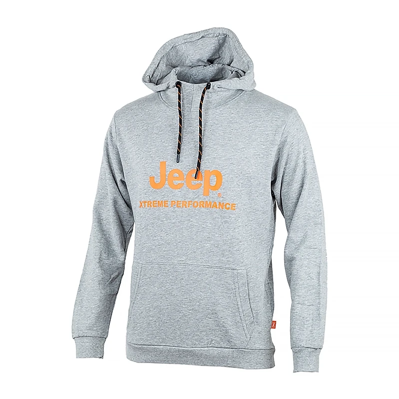 Худи мужское JEEP HOODED SWEATSHIRT XTREME PERFORMANCE Print JX22A S Серый (O102626-J875 S)