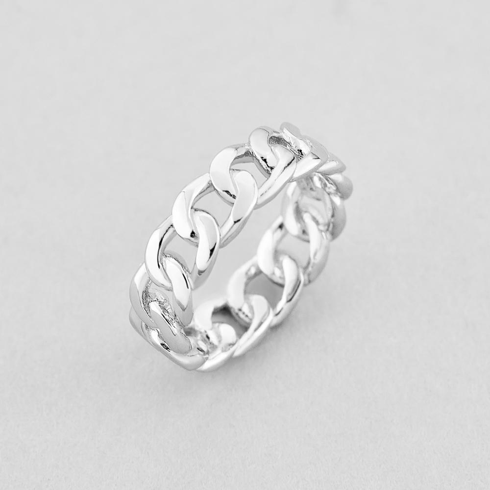 Серебряное кольцо Minimal Каприз р. 16,5 (510406-16.5)