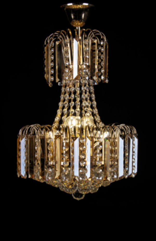 Хрустальная люстра L6042/360/6 Золото/Белый (AN000360)