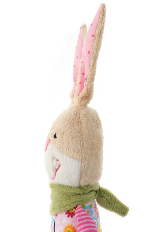 Мягкая игрушка Sigikid Bungee Bunny Заец 25 см Розовый (40107SK) - фото 5