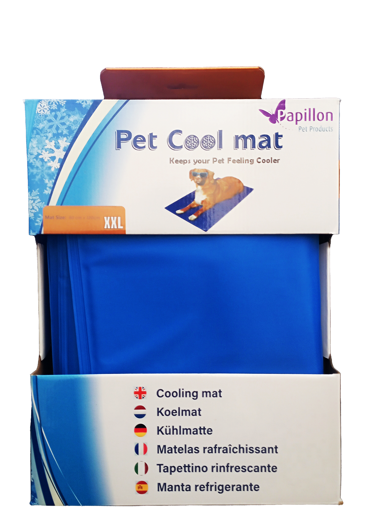 Килимок PAPILLON охолоджуючий для собак XXL 120x80 см