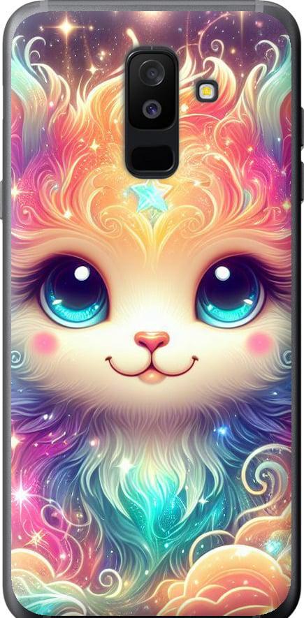 Чехол на Samsung Galaxy A6 Plus 2018 Сказочный котенок (5813u-1495-42517)
