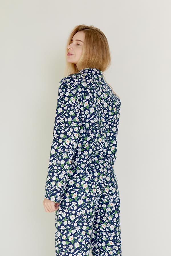 Пижамный костюм фланелевый Forly с брюками M Chamomile (FL0057-53-69_M) - фото 3