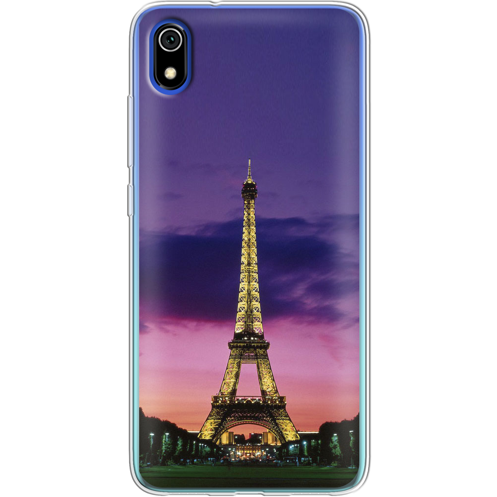 Чохол Boxface Xiaomi Redmi 7A Опівночі в Парижі Прозорий силікон (37400-up964-37400)