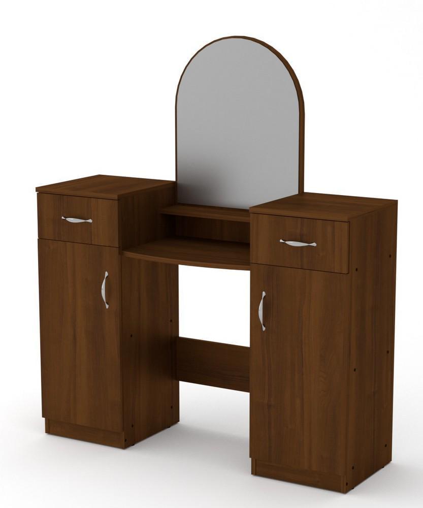 Туалетний столик МебліКо Трюмо-2 118х39х139 см Горіх (k-2502-6)