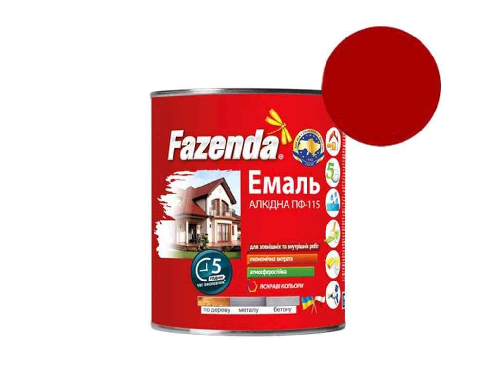 Эмаль алкидная ПФ-115 Fazenda 900 г Вишневый (960423)