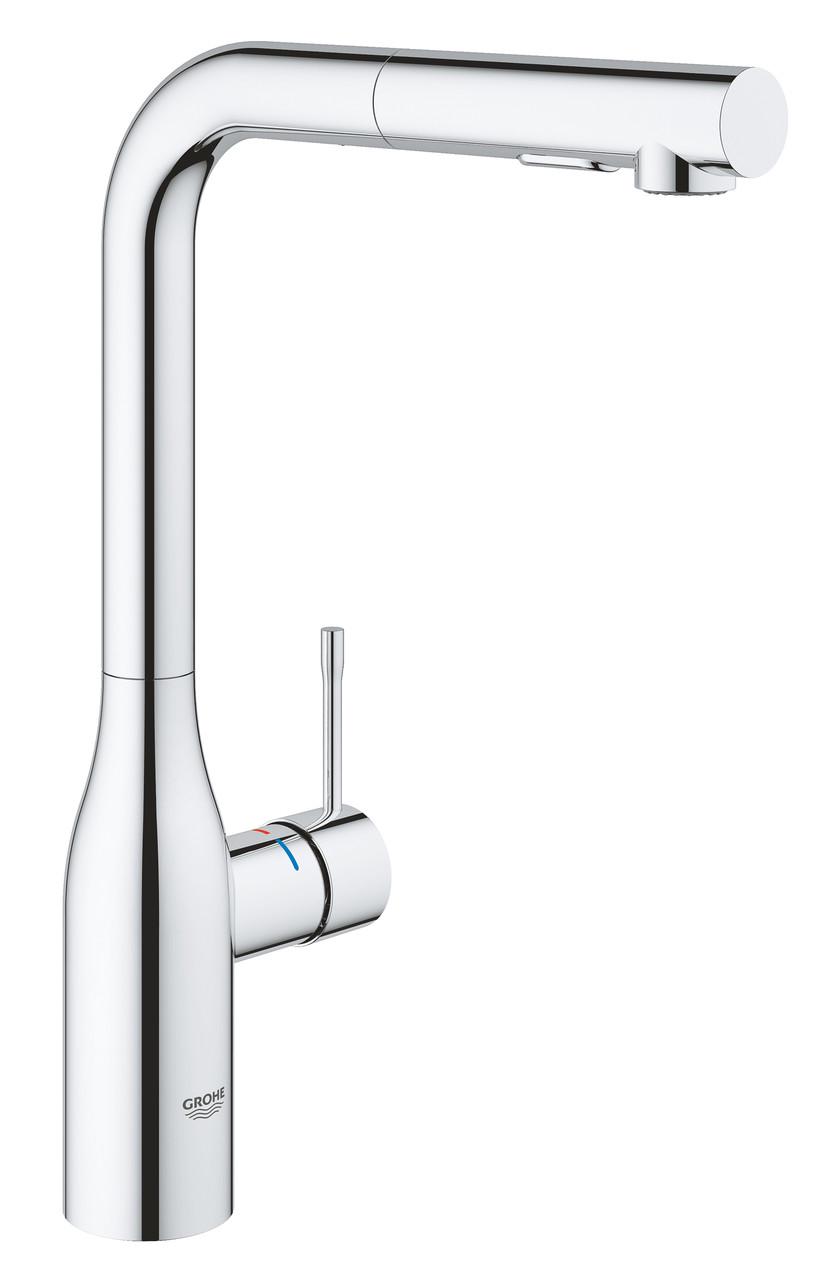 Смеситель для кухни Grohe Essence New с выдвижным изливом (30270000)